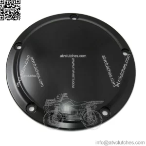 Matte Black 5-Hole Derby Primary Cover Softail Dyna Tour Glide Harley 99-18 (For: Harley-Davidson)