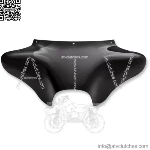 Memphis Shades Black Batwing Fairing Mounting Kit Package Harley Touring FLHR (For: Harley-Davidson)