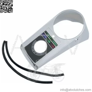 Chrome Speedometer Speedo Dash Panel Cover Housing Kit 1991-1995 Harley Softail (For: Harley-Davidson)