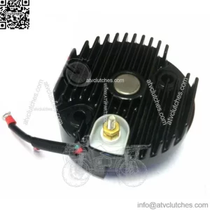 Black 12 Volt Solid State Voltage Regulator Generator End Cover Harley Sportster (For: Harley-Davidson)