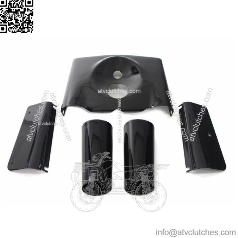 Gloss Black Front Fork Tin Slider Side Covers Kit Heritage Fatboy Harley Softail (For: Harley-Davidson)
