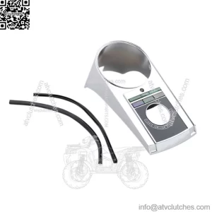 Chrome Speedometer Speedo Dash Panel Cover Housing Harley 71-90 Shovelhead EVO (For: Harley-Davidson)