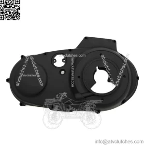 Black Flat Matte Outer Primary Cover Dress Up Harley Evo Sportster XL 1994-2003 (For: Harley-Davidson)