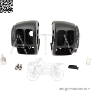 Matte Black Handlebar Switch Housing Hand Controls Kit 96-07 Harley Touring FLHR (For: Harley-Davidson)