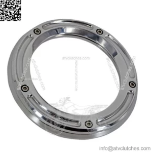 Trask Assault Chrome Window See Through Derby Clutch Cover Harley 99-18 Big Twin (For: Harley-Davidson)