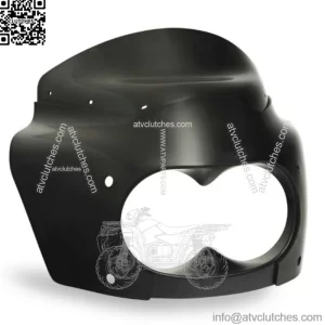 Memphis Shades Black Gloss Road Warrior Fairing Harley Dyna Fat Bob 08-17 FXDF (For: Harley-Davidson)