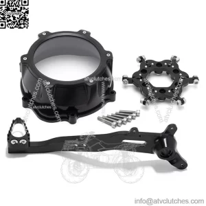 ATV Clutch Cover Lockout Clutch and Brake Lever Set for Honda TRX 450 ER 2004-2014