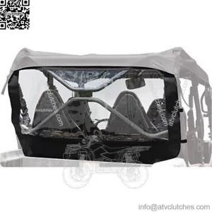 Tusk UTV Rear Back Window Kawasaki TERYX4 750 800 2012-2019 dust stopper teryx 4 (For: Kawasaki Teryx4 800)