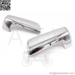 Fits 2019-2020 Silverado 1500 2pcs Chrome Replacement Mirror Cap Cover With Clip (For: Chevrolet Silverado 1500)