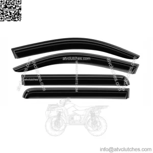 4pcs Window Visors Sun Rain Guards for 2015-2019 Chevy Silverado 2500HD 3500HD (For: More than one vehicle)