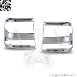For 2016-2019 Chevy Silverado 1500 Chrome Headlight Trim Bezel Cover Parts PAIR (For: Chevrolet Silverado 1500)