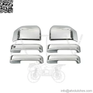 Chrome Rearview Mirror Cover Door Handle Decor Bezel Trim For Ford F150 Parts (For: Ford F-150)