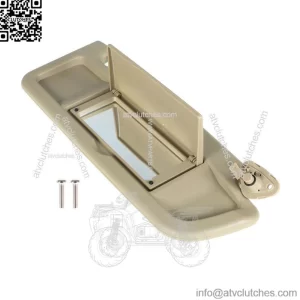 Passenger Right Side Pearl Ivory Tan Sun Visor For 2006-2011 Honda Civic