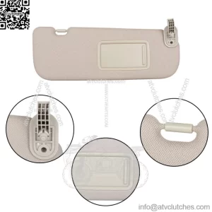Front Right Side Sun Visor&Makeup Mirror Beige For 2011-2015 Hyundai Elantra MD