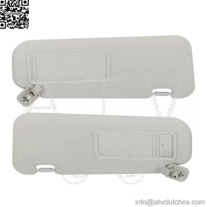For Mazda3 2010 2011 2012 2013 Gray Pair Sun Visor Driver & Passenger Side