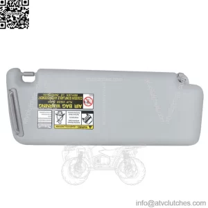 For Toyota Highlander 04-06 07 Driver Sun Visor Without Vanity Lamp Gray Cloth
