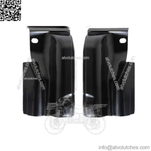 For 2009-2014 Ford F-150 Crew Cab Steel Cab Corners 4Door Pair Replacement Black