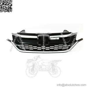 For Honda CRV 2015 2016 Front Bumper Upper and Lower Grille Set Black+Chrome