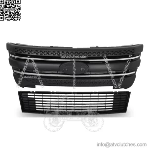 For Ford Explorer 2011 2012 2013-2015 Front Bumper Upper+Lower Grille Assembly