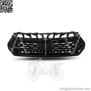 Front Upper Grille Mesh Grill Durable For Honda Accord 2023-2024 Black Plastic