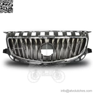 For 2015-2017 Buick Regal W/O GS Front Bumper Upper Grille Assembly Black&Chrome