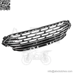 For 2020-2022 Ford Escape Front Bumper Center Grille Black W/Chrome Molding