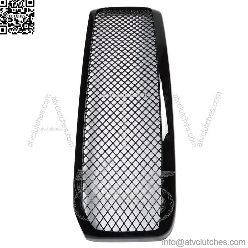 For Ford F250 F350 1999-2004 Black Honeycomb Mesh Front Upper Grille Glossy - Image 2