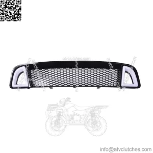 For 13-14 Ford Mtang Non-Shelby Front Bumper Upper LED Grille Black