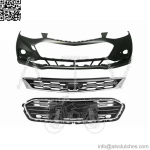 Front Upper and Lower Grille & Front Bumper Cover For Chevy Cruze 2016 2017 2018