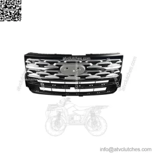 For 2018 2019 Ford Explorer Front Bumper Upper Grille Grill Factory Silver
