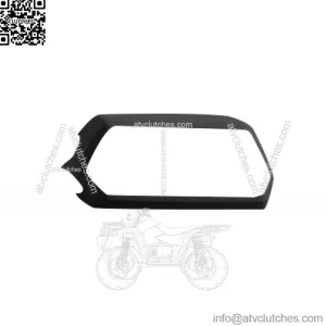 Front Upper Grille Outer Frame Surround Matte Black For 2016-2022 Toyota Tacoma