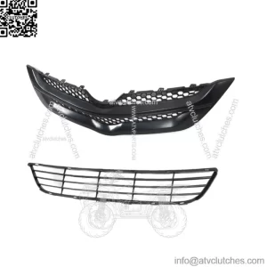 For Toyota Yaris Sedan 2007 2008 Front Bumper Upper&Lower Grille Assembly Set