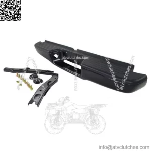 For 1995 96-2004 Toyota Tacoma Complete Steel Rear Step Bumper Black TO1102214