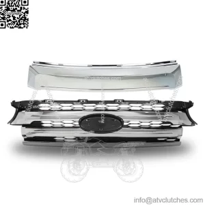 For 2011-2014 Ford Edge Front Upper Grille Mounting & Trim Molding Chrome Black