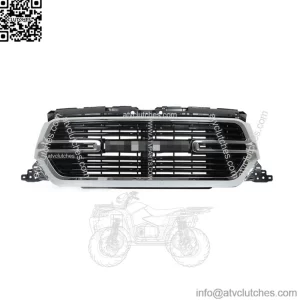 Front Upper Grille For 2019-2022 Ram 1500 Chrome+Black Trim w/Grille Base