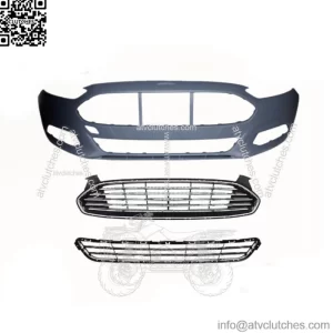 Front Upper&Lower Grille??Front Bumper Cover Fit For Ford Fion 2013-2016