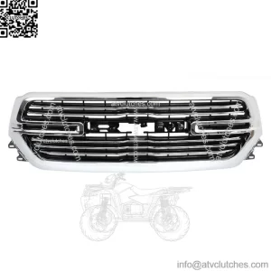 Front Upper Grille Grill Assembly For 2019-2022 Ram 1500 Factory Style Chrome