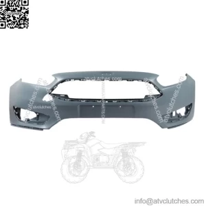 Primed Front Bumper Cover For 2015 2016 2017 2018 Ford Foc S / SE / SEL