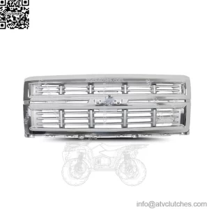 Front Bumper Upper Grille Chrome For 2014-2015 Chevrolet Silverado 1500