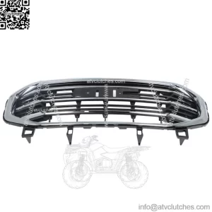 Front Bumper Grille Fit For 18-21 GMC Terrain SLT SLE Black W/Chrome Bar&Frame