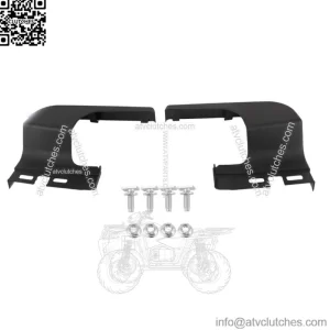 For 2017-2022 Ford F250 Super Duty Rear Bumper End Cap Step Pad Pair Left+Right