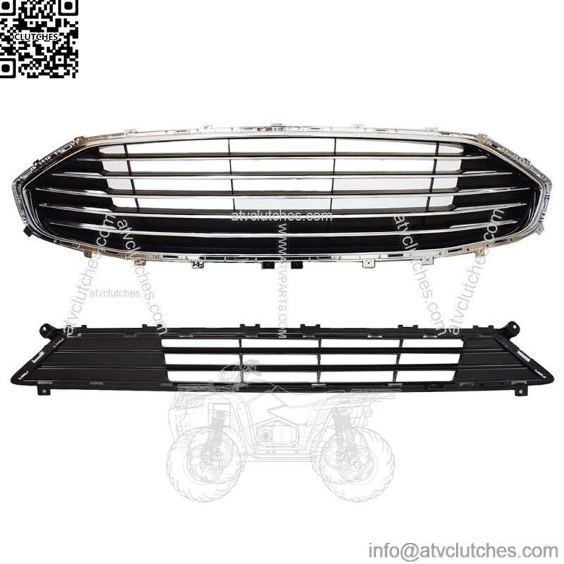 For Ford Fion 2019 2020 Front Upper&Lower Grille Chrome Factory Style