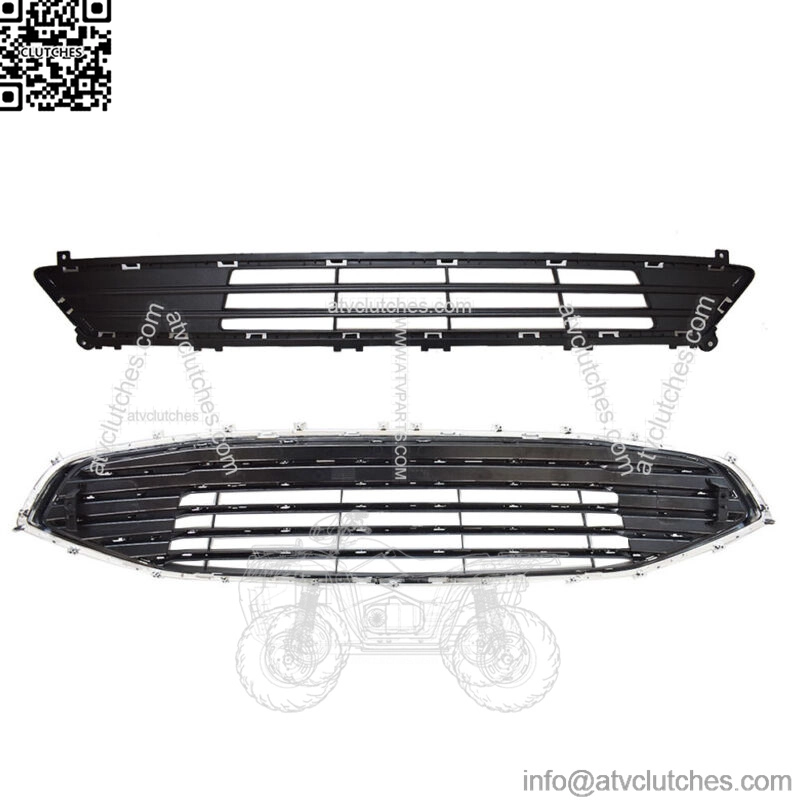 For Ford Fion 2019 2020 Front Upper&Lower Grille Chrome Factory Style - Image 2