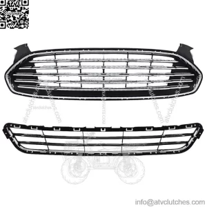 Upper&Lower Front Radiator Grille Grill Kit For 2013-2016 Ford  Fion/Mondeo