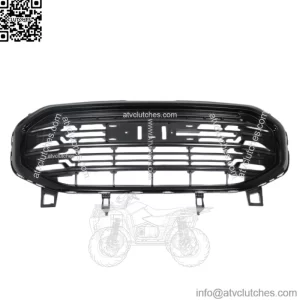 Fit For 2018 - 2021 Gmc Terrain Front Bumper Upper Grille Grill Glossy Black