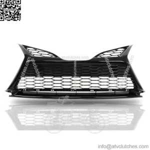 Fit For 21-22 Toyota Camry SE Front Lower Grille W/O Sensor Hole Gloss Black