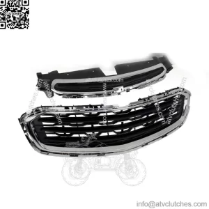 Front Upper+Lower Grille Chrome For 2015 Chevy Cruze 2016 Cruze Limited