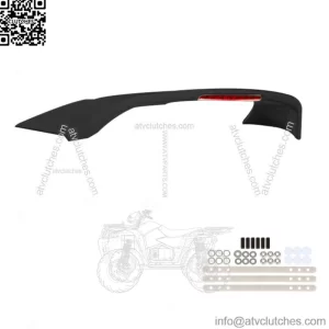 Trunk Spoiler Lid With LED Lights Fit For 2012-2015 Honda Civic 4 Door Plastic