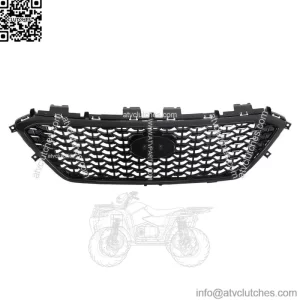 For 2015-2017 Hyundai Sonata Front Upper Grille Black W/O Radar Hole Plastic