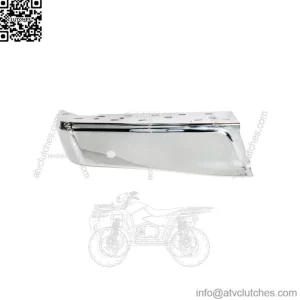 Fit For 2015-2020 Ford F150 Chrome Right LH Rear Bumper End Cover W/Sensor Holes